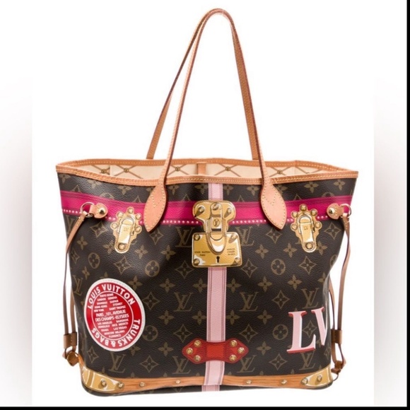 AUTHENTIC *Louis Vuitton* Ltd Edition Neverfull Trunks & Bags Tote MM - Picture 1 of 7